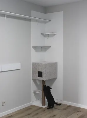 Дом-когтеточка для кота своими руками | Пикабу
