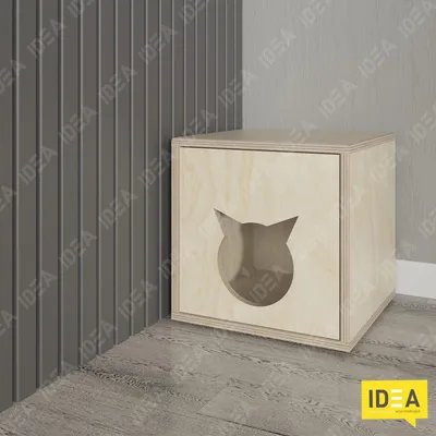 Купить - Домик для кота № 3, серия ЛЮКС, 52х50х38 цена в Украине | Состав,  отзывы