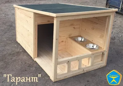 Строим дом для собаки из фанеры и дерева