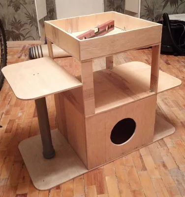 Как сделать домик для кошки из картона | Сделано дома | Дзен