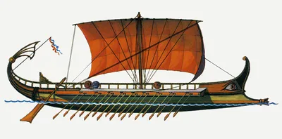 Древнегреческие корабли фото 