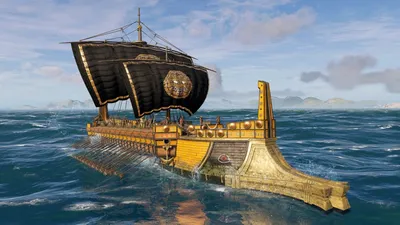 Древнегреческий корабль галера Арго …» — создано в Шедевруме
