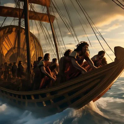 На каком корабле, в древнегреческой... | Ответ на вопрос | QuizzClub