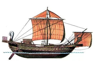 Древнегреческий флот.» — создано в Шедевруме