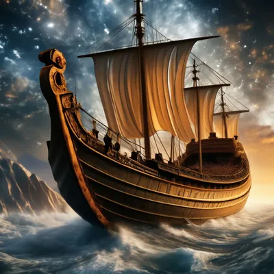 Древнегреческий корабль Арго и …» — создано в Шедевруме