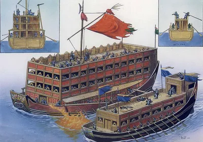 Боевые корабли древнего Китая 200 г. до н.э. -1413 г. н.э. [С В Иванов]  (fb2) читать онлайн | КулЛиб электронная библиотека