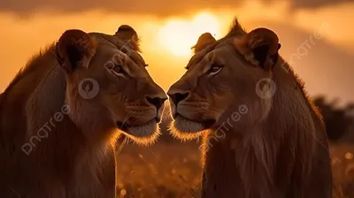 два льва вместе, шепот обнимает дикую природу Стоковое Изображение -  изображение насчитывающей мясоед, сафари: 239234661