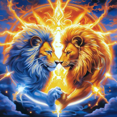 Картина Два льва на сером фоне 40х60 FIX CANVAS 54460162 купить за 1 247 ₽  в интернет-магазине Wildberries