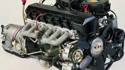 Двигатель мотор Мерседес Mercedes M 103 по частям