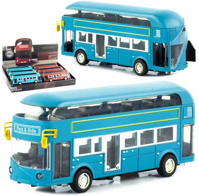 Сборная модель Двухэтажный автобус - купить с доставкой по выгодным ценам в  интернет-магазине OZON (1048704726)