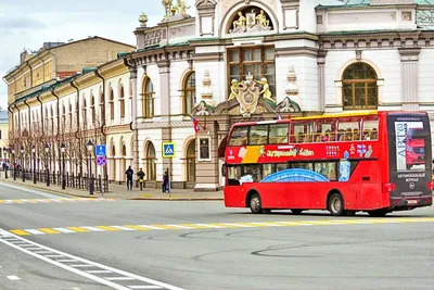 Обзорная экскурсия по Казани на красном двухэтажном автобусе - цена 1200 ₽