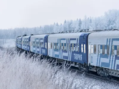 Двухэтажный поезд Воронеж-Москва