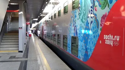 Двухэтажный поезд Москва - Адлер — Видео | ВКонтакте
