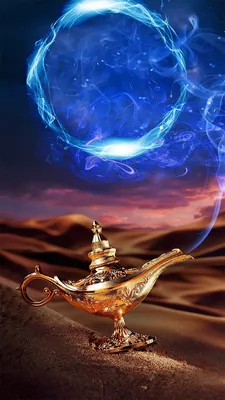 Волшебные фото с Джинном из лампы Аладдина