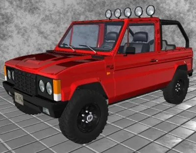 jeep aro 3d model