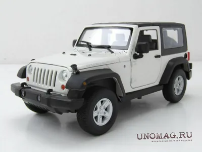 Купить 1251520JB Машинка металлическая 1:32 Jeep Wrangler, белый, откр.  Двери и капот, свет, звук, ТМ \"Авто - цены в Симферополе