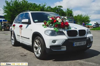 Джип BMW X5 на свадьбу и другие праздники. Прокат и аренда авто в Виннице