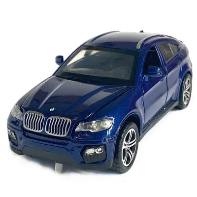 Детский двухместный электромобиль Джип BMW X6 с кожаным сиденьем  JJ2168EBLRS-4 синий автокраска купить по лучшей цене в Одессе