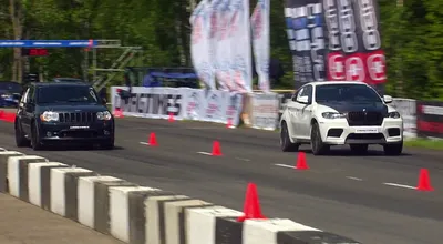 BMW E71 X6 M Takes On Jeep Grand Cherokee SRT-8 - autoevolution