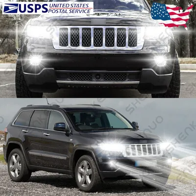 Amazon.com: ACANII - For [HID/Xenon Model] 2011-2013 Jeep Grand Cherokee  LED Tube Switchback Signal Projector Headlights Headlamps : Automotive