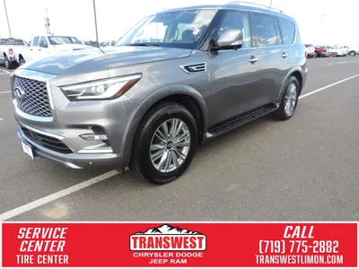 Pre-Owned 2021 INFINITI QX80 LUXE 4D Sport Utility in Limon #LM9269831 |  Transwest Chrysler Dodge Jeep Ram