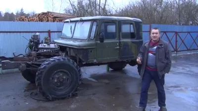 На его фоне меркнет даже Land Cruiser: самодельный внедорожник на базе ГАЗ- 66