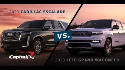 2022 Jeep Grand Wagoneer vs. Cadillac Escalade: Full-size luxury compared -  Video - CNET