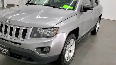 2015 JEEP COMPASS SPORT 4X4 AUTOMATIC IN BILLET SILVER METALLIC WALK AROUND  REVIEW 21J26A SOLD! - YouTube