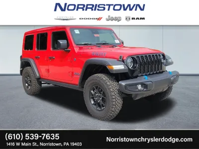 Image Jeep SUV Wrangler Unlimited Rubicon Red Cars Metallic