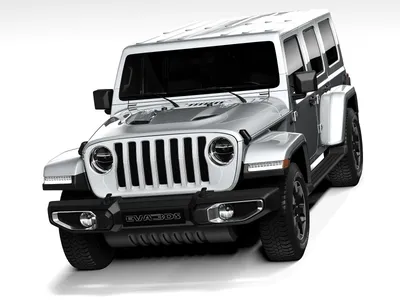Jeep Wrangler Безлимитная Сахара 2020 3D Модель $129 - .3ds .c4d .fbx .lwo  .ma .max .obj - Free3D
