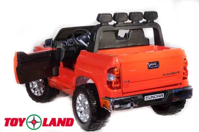 Электромобиль Джип Toyota Tundra 2.0, красный краска, свет и звук от  ToyLand, JJ2255_красный - купить в интернет-магазине ToyWay.Ru