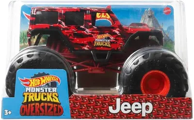 Hot Wheels Monster Trucks 1:24 Scale Jeep Vehicle - Walmart.com