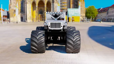 Monster Jeep by Rockett-Customs on DeviantArt
