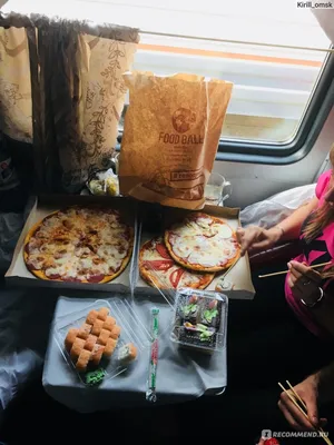 Food Ball заказ еды в поезд - «Еду можно заказывать прямо в поезд через  мобильное приложение!!! Это просто супер!» | отзывы