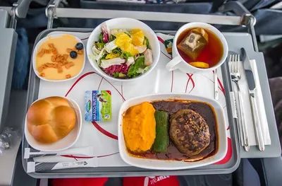 ✈ Еда на борту самолёта: чем питаться, чтобы не навредить здоровью