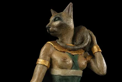 Египетский кот, Бог, уникальное ремесло, декоративное настольное украшение  из смолы, домашнее животное, украшение для дома | AliExpress