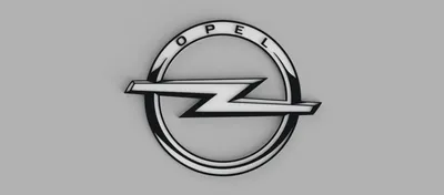 Opel brand logo symbol yellow design german car Vector Image