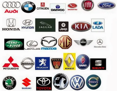 60 популярных марок автомобилей. набор эмблем автомобилей. Audi Toyota  Honda Tesla Bmw Vw Mercedes Ford Редакционное Фотография - иллюстрации  насчитывающей автомобиль, хонда: 239990737