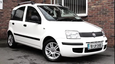 Car, Fiat Panda 1.2, light green, model year 2004-, driving, diagonal from  the front, frontal view, side view, City, photographe Stock Photo - Alamy