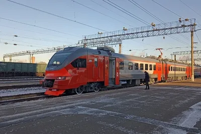 Фирменный поезд «Россия» брендировали к 100-летию Госсанэпидслужбы