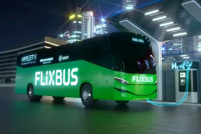 MERCEDES-BENZ Travego M Flixbus, green
