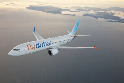 flydubai представляет свой первый самолет Boeing 737 MAX 8 на Дубайском  Авиашоу