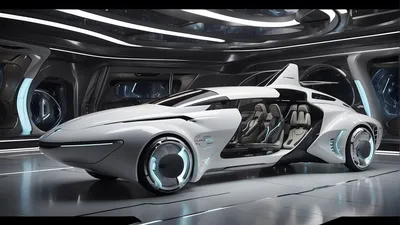 Автомобиль будущего, эстетично, …» — создано в Шедевруме