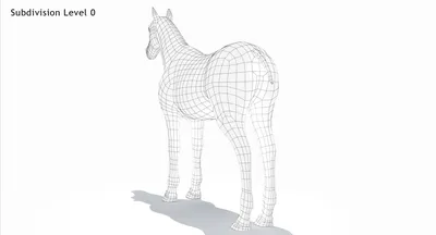 Модель белого коня 3D Модель $59 - .3ds .unknown .dae .fbx .obj .max -  Free3D