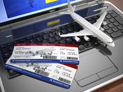 Билеты на самолет Стоковые фотографии, картинки, все без лицензионных  отчислений - Envato Elements