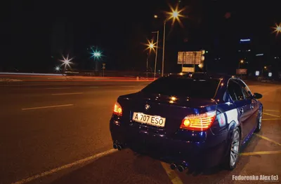 BMW, ночью, с страшным взглядом» — создано в Шедевруме