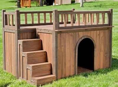 Изделия из дерева - Как построить будку для собаки своими руками. Для собаки,  которая живет во дворе, будка — это дом, совершенно необходимое строение,  она спит в ней, прячется от непогоды или