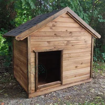 Деревянная будка для собак от производителя Karkasstroy