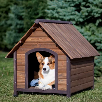 Будка для собаки из дерева | Casas para perro recicladas, Casetas para  perros, Hogar para perros