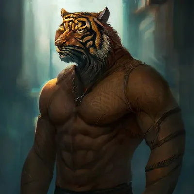 Портрет человека с тигром стоковое изображение. изображение насчитывающей  людск - 164248921